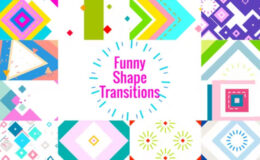 VIDEOHIVE FUNNY SHAPE TRANSITIONS\AE