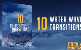 Motion Array - Water Wave Transitions Pack 4