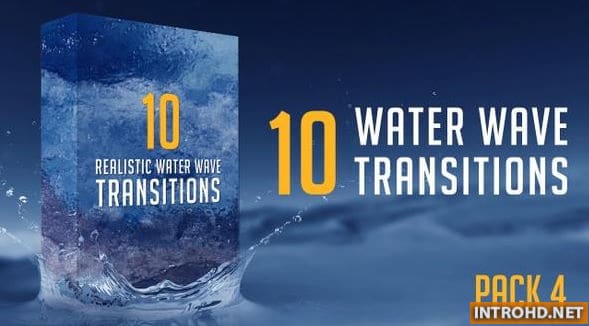 Motion Array – Water Wave Transitions Pack 4