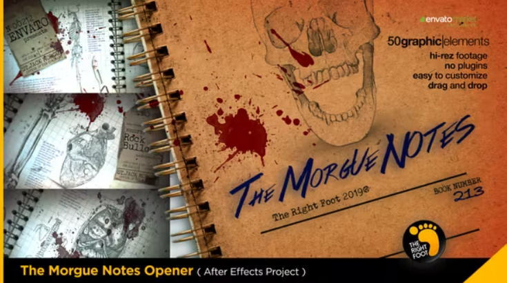 VIDEOHIVE THE MORGUE NOTES OPENER