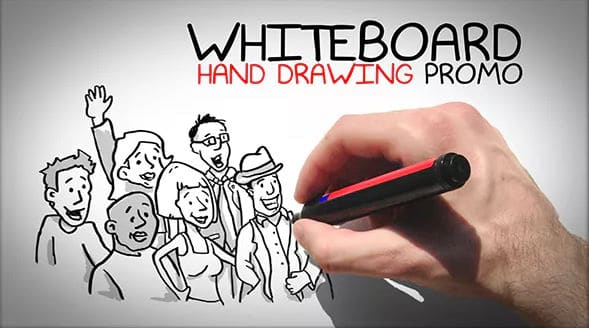 Whiteboard Hand Drawing Promo