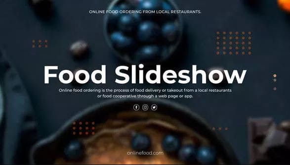 Food Slideshow – Premiere Pro