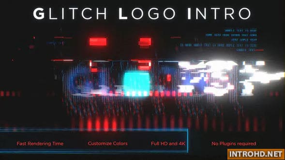 Glitch Logo Intro Videohive