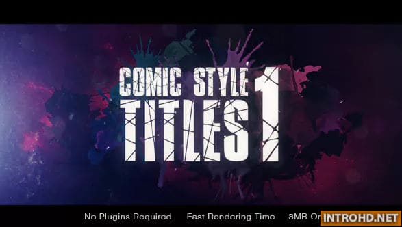 VIDEOHIVE COMIC STYLE TITLE
