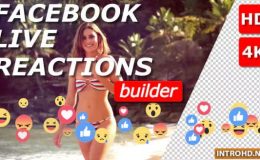 VIDEOHIVE FACEBOOK LIVE REACTIONS BUILDER
