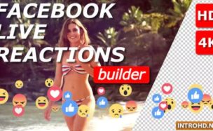 VIDEOHIVE FACEBOOK LIVE REACTIONS BUILDER