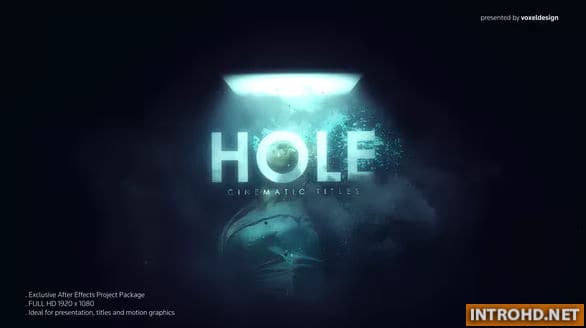 VIDEOHIVE HOLE CINEMATIC TITLES