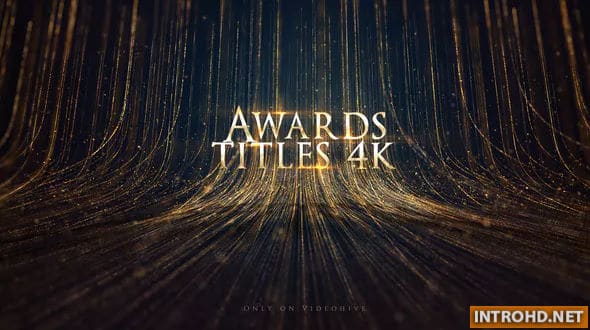 Awards Titles 4K and Awards Background Loop 4K