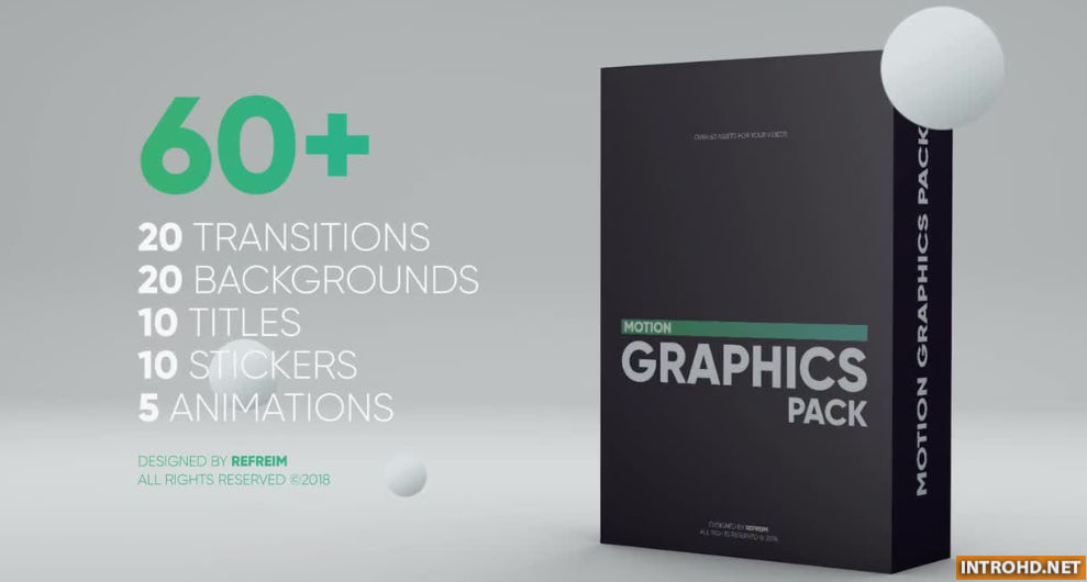60 Motion Graphics Pack For Premiere Pro Motion array INTRO HD