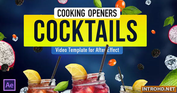 Videohive Cooking Design Pack – Cocktails