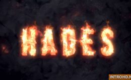 VIDEOHIVE HADES - ANIMATED FIRE TYPEFACE