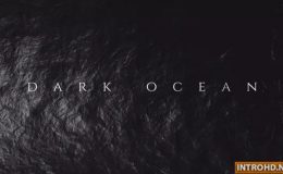VIDEOHIVE DARK OCEAN - TITLES OPENER