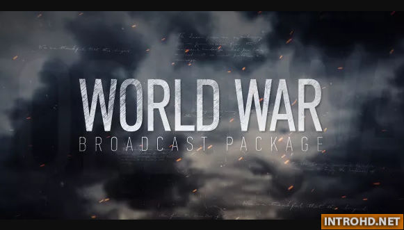 VIDEOHIVE WORLD WAR BROADCAST PACKAGE