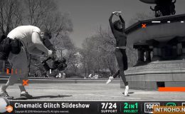 Videohive Cinematic Glitch Slideshow 20624047