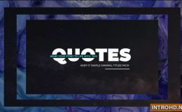 Videohive Simply Quotes