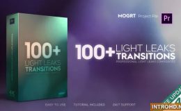 Videohive Light Leaks Transitions MOGRT 23482683