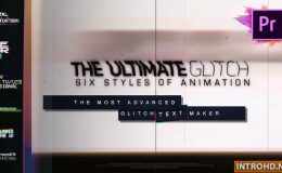 Videohive 70 Glitch Title Animation Presets Pack For Premiere Pro MOGRT