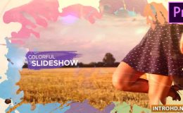 Videohive Watercolor Parallax Slideshow for Premiere Pro