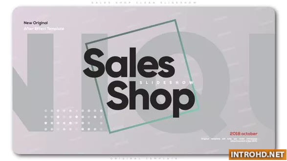 Videohive Sales Shop Clean Slideshow