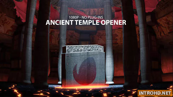 Videohive Ancient Fiery Temple Opener