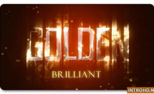 Videohive Golden Brilliant Logo Reveal