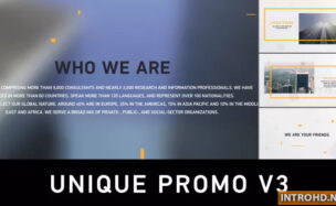 Videohive Unique Promo v3 | Corporate Presentation