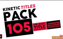 VIDEOHIVE KINETIC TITLES PACK - PREMIERE PRO