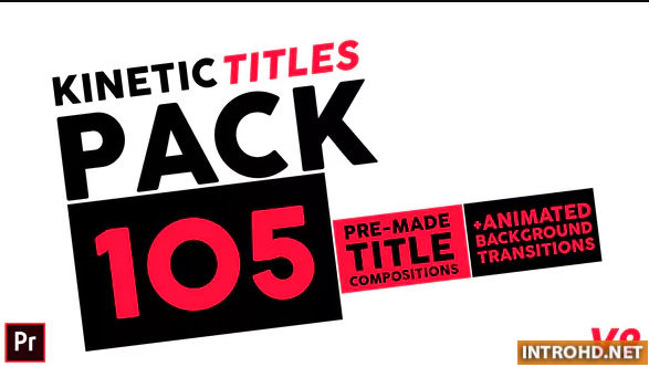 VIDEOHIVE KINETIC TITLES PACK – PREMIERE PRO