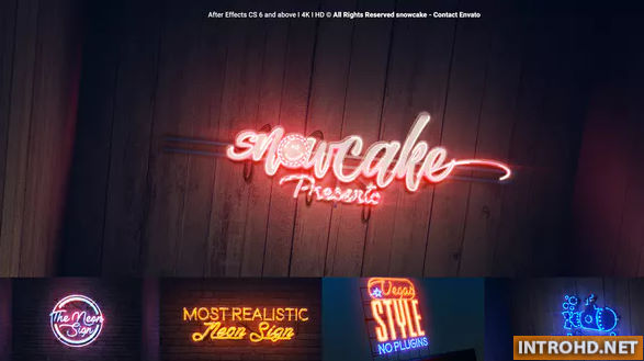 VIDEOHIVE THE NEON SIGN