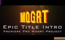 VIDEOHIVE EPIC TITLE INTRO (MOGRT) - PREMIERE PRO