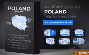VIDEOHIVE POLAND MAP – REPUBLIC OF POLAND MAP KIT