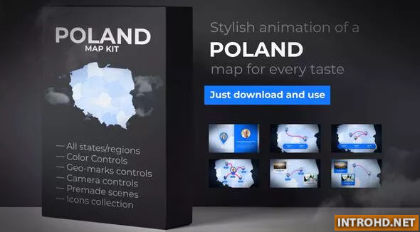 VIDEOHIVE POLAND MAP – REPUBLIC OF POLAND MAP KIT