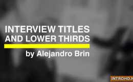 INTERVIEW TITLES - VIDEOHIVE