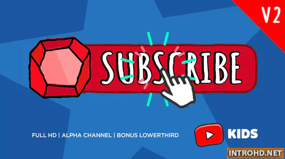Videohive Youtube KIDS Subscribe Button 23136000