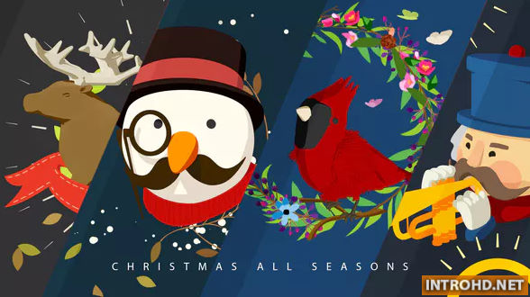 Videohive Christmas All Seasons Video Greeting