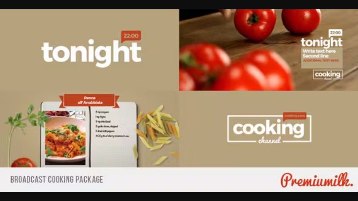 BROADCAST COOKING PACKAGE – VIDEOHIVE
