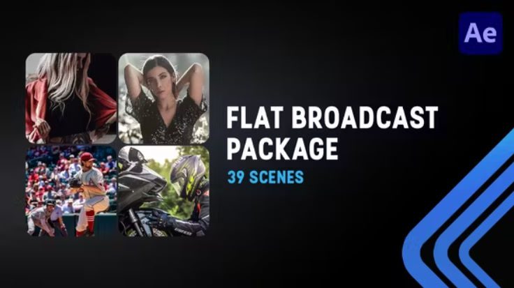 Videohive Flat Broadcast Package