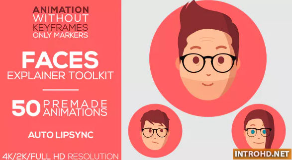 VIDEOHIVE FACES | EXPLAINER-TOOLKIT
