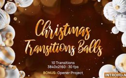 Videohive 2 in 1 Christmas Transitions Opener