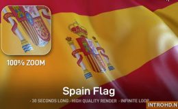 Videohive Spain Flag 24553670