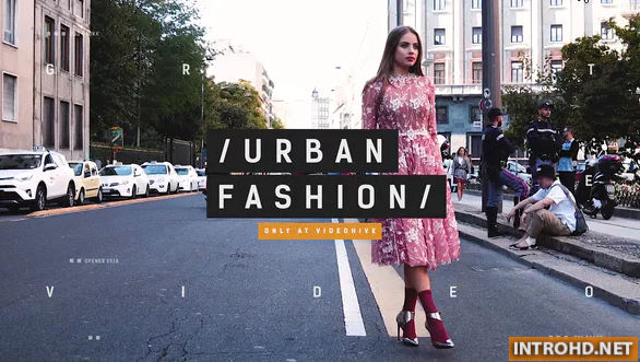 VideoHive Urban Fashion Event Promo Dynamic Opener Clothes Collection Beauty Models Backstage