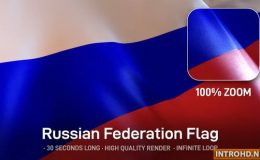 Videohive Russian Federation Flag 24534412
