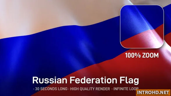 Videohive Russian Federation Flag 24534412