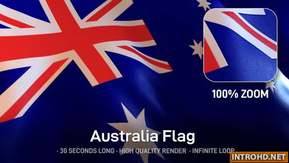 Videohive Australia Flag 24534394