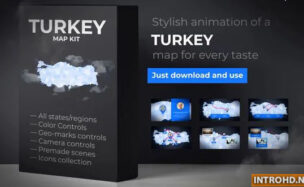 Videohive Turkey Map – Republic of Turkey Map Kit