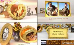 3D Frames Photo Gallery Videohive