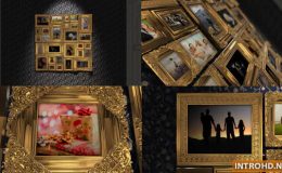 Golden Frames Photo Gallery Kit  Videohive