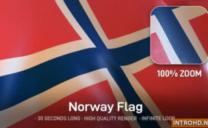 Videohive Norway Flag 24593428