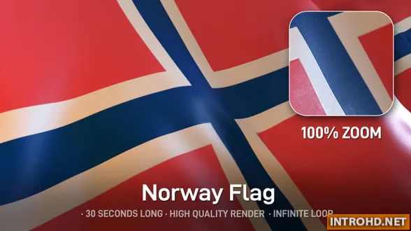 Videohive Norway Flag 24593428