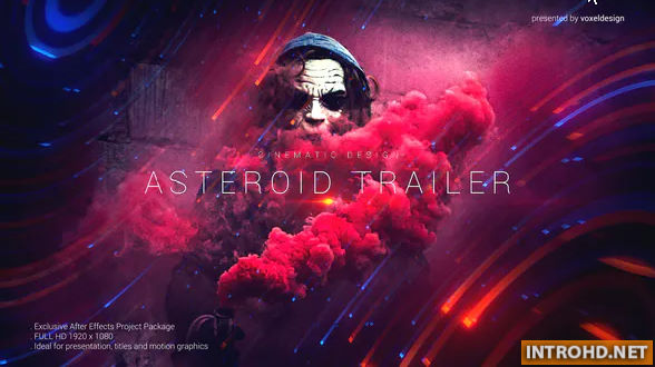 Asteroid Cinematic Trailer Videohive